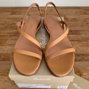 Madewell Sandals, Desert Camel Leather, Sz 7.5